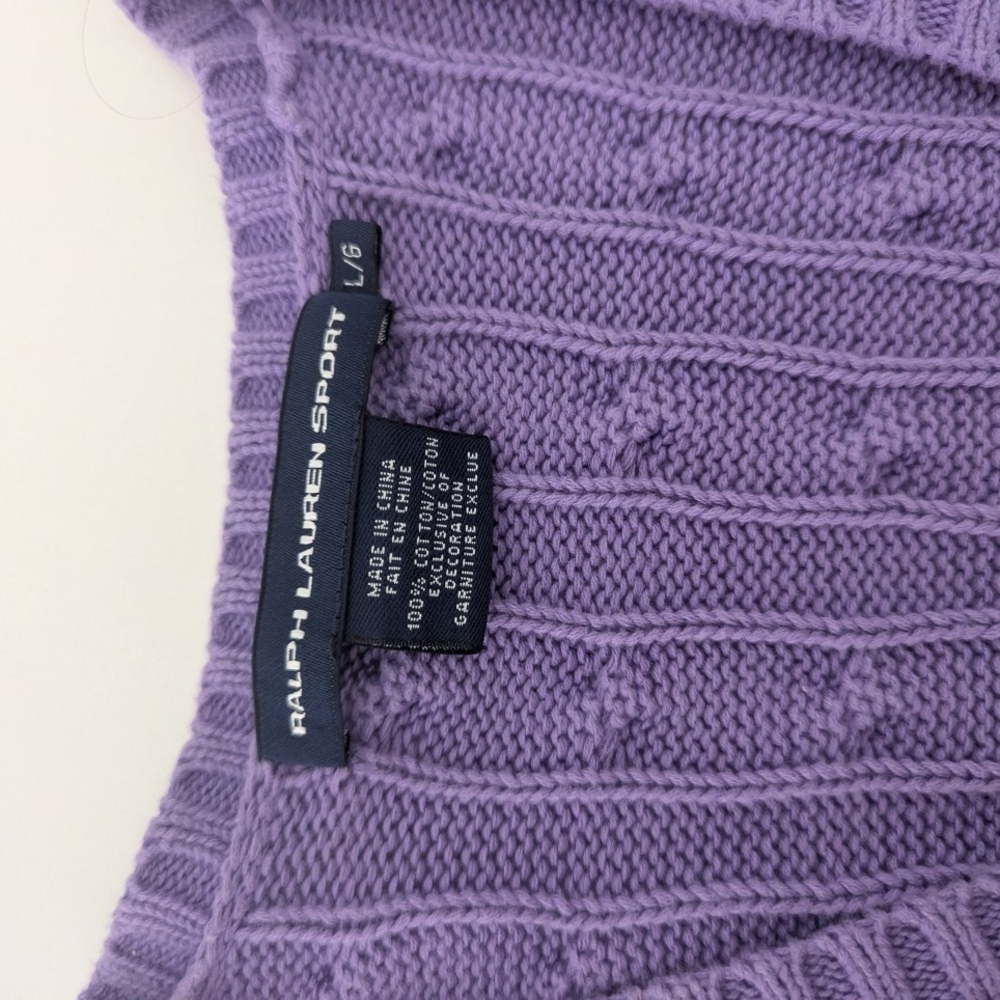 Ralph Lauren Women's Purple Sweater